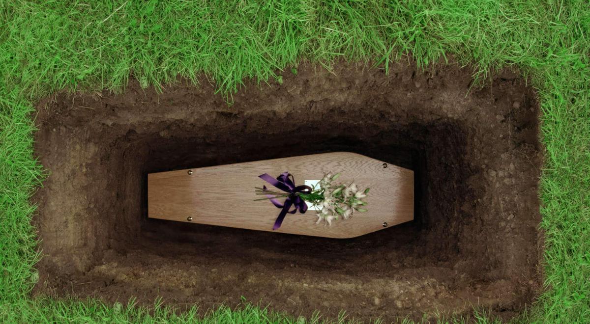 захоронение гробом цена